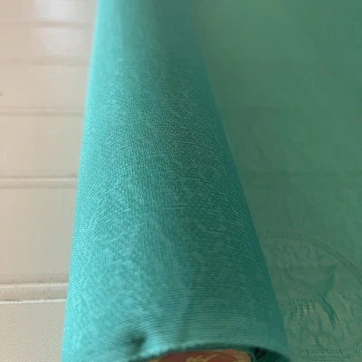 SILK GREEN FABRIC 3 Yards x 22 Inches Wide or 108 Inches x 22 Wide - Image 1 of 4