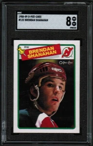1988 89 OPC O-Pee-Chee #122 Brendan Shanahan Rookie RC SGC 8 NM-MT HOF - Bild 1 von 4