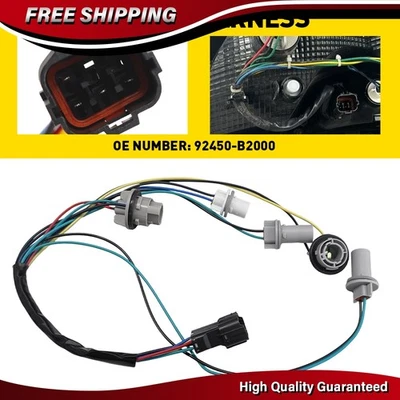 Arnés de cableado de lámpara de luz trasera no LED 92450-B2000 para Kia Soul 2013-2019 Foto 1 de 4