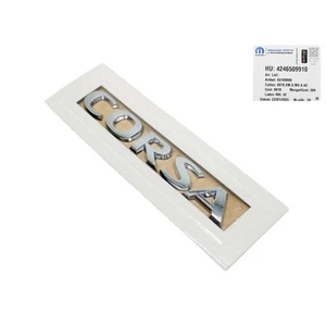 TAILGATE BOOT EMBLEM BADGE CHROME Genuine VAUXHALL CORSA D 93188809 NEW - Picture 1 of 12