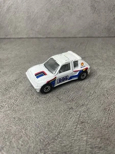 Vintage Matchbox Peugeot 205 Turbo 16 Shell Rally Car 1:55 Played With Condition - Bild 1 von 12