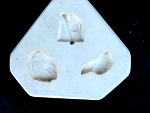 Dona's Baseball Magnets Slip Mold D-243 1985 Baseball / Glove / Cap Mold Open - Picture 1 of 9