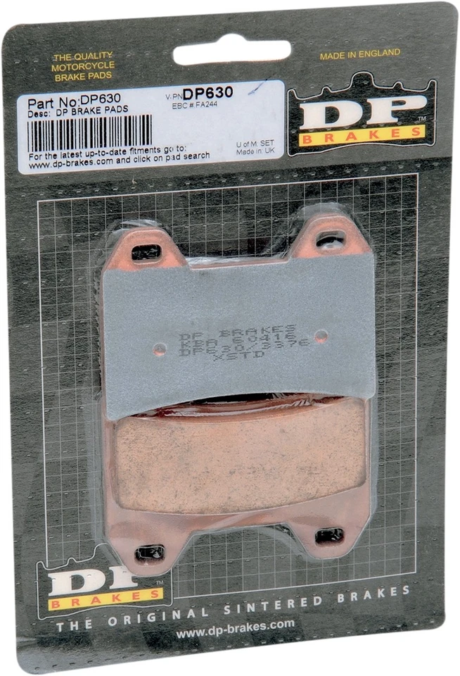DP Brakes Standard Sintered Metal Brake Pads #DP630 - Imagem 1 de 1