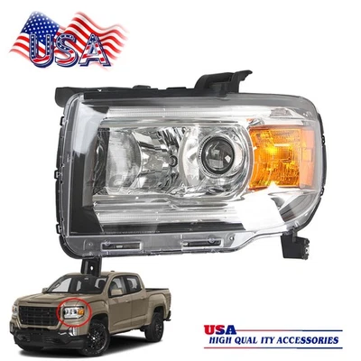 For 15-22 GMC Canyon LED DRL Projector Headlight Headlamp Left Driver Side - Image 1 of 4