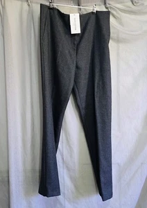 Perri Cutten Grey Pants s.12 NWT 'Tate Pant' Wool Alpaca Corporate Office  - Picture 1 of 7