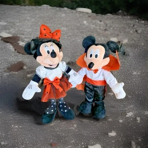 Disney Vampir Mickey & Hexe Minnie Maus Halloween Deko 23" Türgrüße - Bild 1 von 1