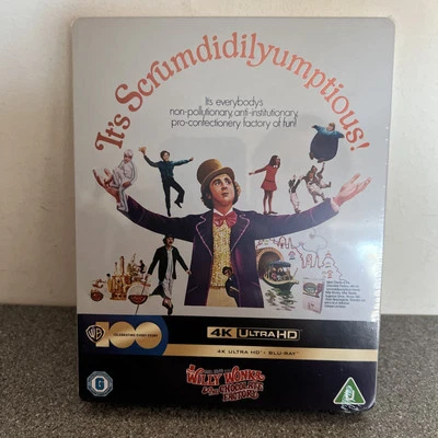 Willy Wonka & the Chocolate Factory Steelbook Limited Edition [U] 4K UHD - Image 1 of 4