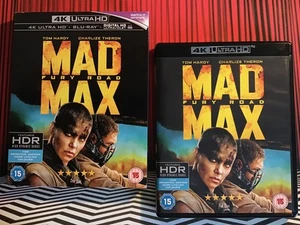MAD MAX: FURY ROAD (4K UHD Blu-ray) + SLIPCOVER. Tom Hardy. 2-Disc - Bild 1 von 8