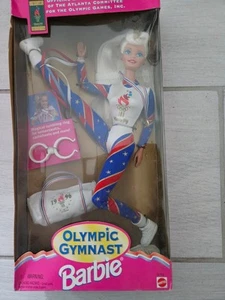 Neu im Karton NRFB 1996 Olympische Turnerin Barbie Puppe Mattel 15123 - Bild 1 von 4