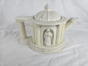 FITZ & FLOYD Omnibus Colosseum Greek Teapot - VERY HARD TO FIND Neo Classic 1995 - Picture 1 of 14