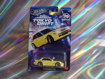 Nissan Silvia (S13) Tokyo Drift The Fast & Furious 🔥🏆🔥HW confezione originale/nuova 1:64 - Immagine 1 di 2