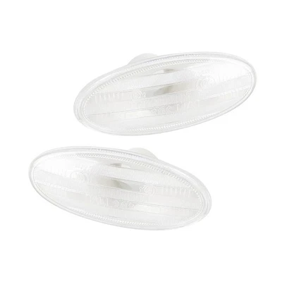 2Pcs Side Turn Signal Marker Lamp Lights Cover Fit For Nissan Juke Micra X-Trail Foto 1 de 4