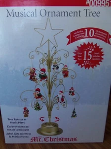 NEW - MR. CHRISTMAS Musical Ornament Tree Table Piece - Picture 1 of 10