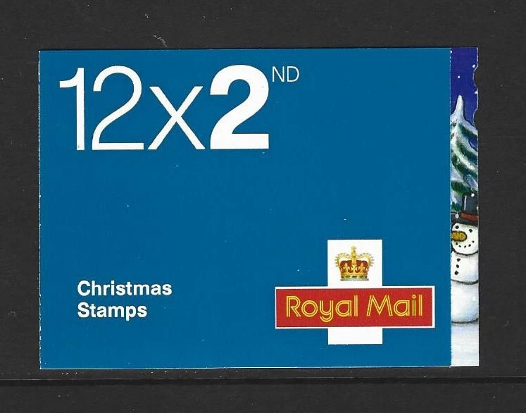 GB 2012 12 x 2nd CLASS CHRISTMAS STAMP BOOKLET LX43 — 第 1/1 张图片