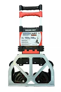 Magna Cart Climbing 6 Wheel Folding Aluminum Hand with Tote Attachment - Picture 1 of 7