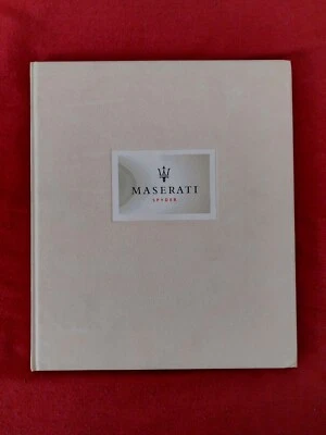 Maserati Spyder Brochure A Libro - Immagine 1 di 4
