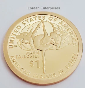 2023 S Sacagawea Dollar - Maria Tallchief- ✼PROOF✼ - Bild 1 von 2