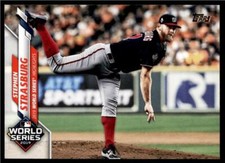 2020 Topps Series 1 Base #76 Stephen Strasburg - Washington Nationals WS