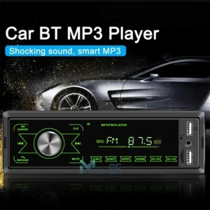 Single 1Din Touch Screen Stereo Bluetooth Radio Car Stereo Dual USB AM, FM Radio - Picture 1 of 22