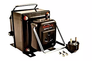 500 Watt THG-500 220/240V 110/120V Step-Down-Transformator 220 Volt bis 110 Volt - Bild 1 von 3