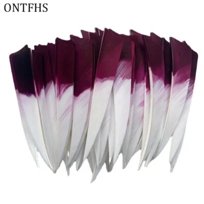 36 piezas RW LW 4 pulgadas escudo flechas tiro con arco pliegues degradado púrpura Foto 1 de 4