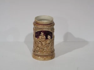 Maruhon Ware Beer Stein - Made In Japan - Maroon - N0388 - Picture 1 of 5