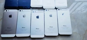 Tested GOOD Apple iPhone 5 - 16 32 64GB Black White Gold Unlocked 4G phone - Afbeelding 1 van 8