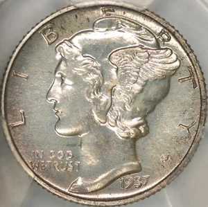 1937 Proof Mercury Dime PCGS PR67 - Picture 1 of 3