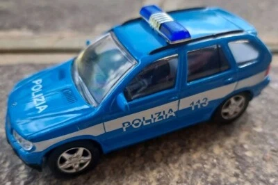 BMW X5 POLIZIA - IOY CITY IND ETD - SCALA 1/43 - USATA MA IN OTTIME CONDIZIONI - Immagine 1 di 4