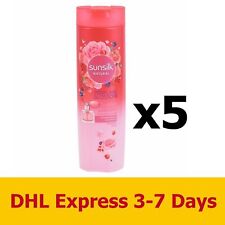 5 x 320 ml seta solare profumo naturale in fiore acqua di rose e shampoo...