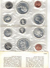 TWO 1966 Canada Canadian Mint Sets 12 Coins 2.22 Troy Oz/$62 of Pure Silver!