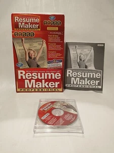 Individual Software Resume Maker Professional Version 12, With Booklet - Picture 1 of 6
