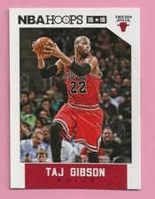 2015-16 Panini Hoops Taj Gibson #10 Chicago Bulls