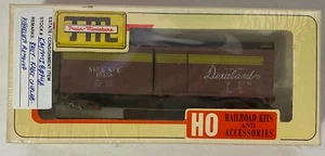 Train Miniature HO Scale Kit #8094 NC&StL Dixieland 40’ Wood Sheathed Box Car - Picture 1 of 3