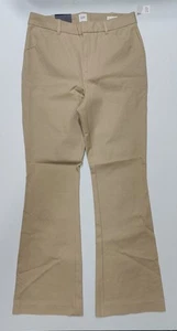 Gap Women's Khaki High Rise Flare Pants Size 10. Waist:30in - Picture 1 of 4