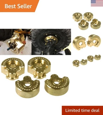 Pesas internas de nudillo de rueda de latón TRX-4 - Juego de 4 para estabilidad de rendimiento Foto 1 de 4