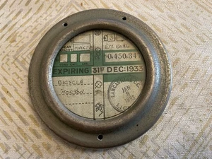 GREAT BRITAIN NORTON MOTORRAD DEZ 1933 # EN 5086 STEUERSCHEIBE & HALTER - Bild 1 von 4