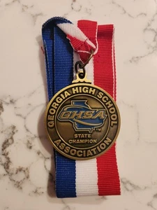 Benedictine Military Academy Savannah GA Football State Champ Medal 2014 - Picture 1 of 6