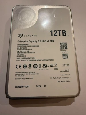Hard Drive Seagate ST12000NM0127 12TB 7.2K 256MB SATA III 3.5'' - Image 1 of 4