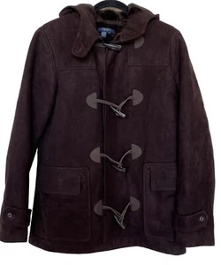 CHAPS Ralph Lauren Brown Soft Jacket Coat Faux Suede Sherpa Women Size Medium M - Picture 1 of 8