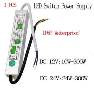 DC 12V 24V LED switch power supply AC110-220V Driver Transformer IP67 Waterproof - Picture 1 of 2