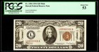 1934 Mule Hawaii WWII Emergency Issue $20 Mule Note Fr#2304 PCGS AU53 Scarce