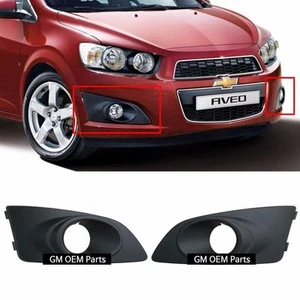 Fog Light Lamp Cover LH+RH 2P Set For GM Chevrolet Sonic 2012+ OEM Parts - Picture 1 of 1