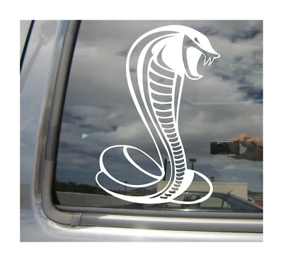 Calcomanía adhesiva de vinilo para parachoques ventana coche camión Viper Snake Cobra 01295 Foto 1 de 2