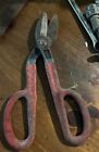 Vintage Wiss Drop Forged Snips Cutters Red Handle Old Hand Tools