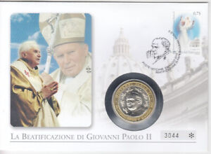 Numisbrief  Vatikan   Papst Benedikt  -  Seligsprechung Joh. Paul II.  2011