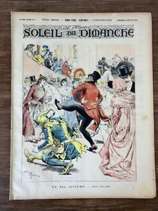  L'illustré SOLEIL DU DIMANCHE 1893 (Nr 9) Bal Costumé ill. ADRIEN MARIE - Picture 1 of 1