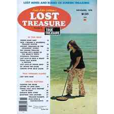 Long John Lathams Lost Treasure Magazine verlorene Minen, begraben, versunken Nov 1978 M1