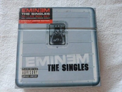 Eminem The Singles 10+1 CD Box Set Strictly Limited Edition - COMPLET - Photo 1/4