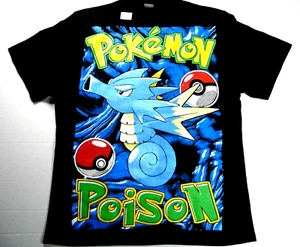 Vintage Water Type Pokemon AOP Shirt "Seadra & Psyduck", Size X-Large (XL) Rare - Picture 1 of 16